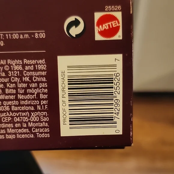 Victorian Barbie Doll with Purple Dress - Picture 8 of 12